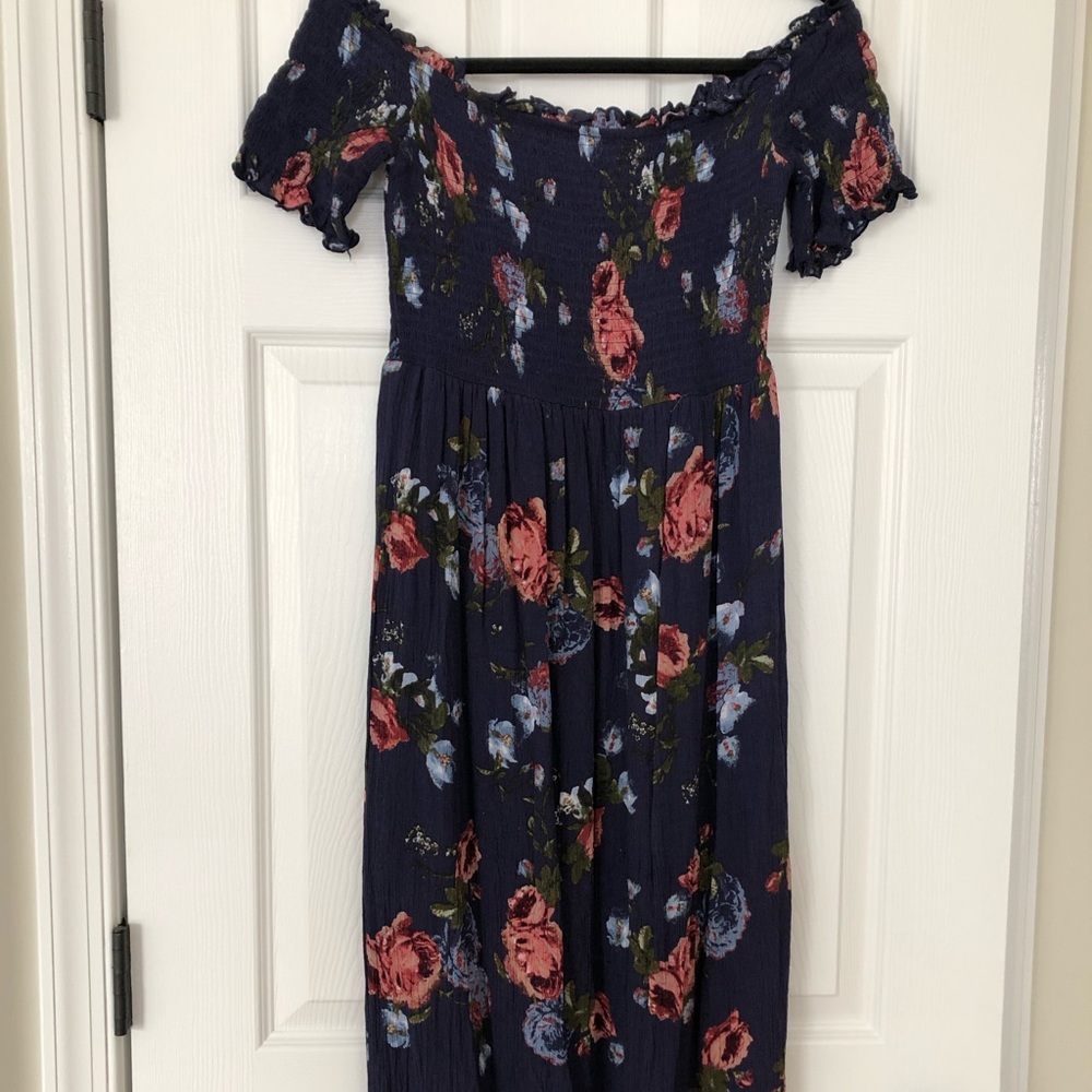 Off the shoulder floral dress
